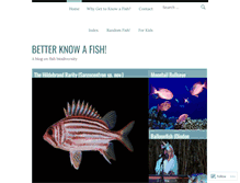 Tablet Screenshot of betterknowafish.com